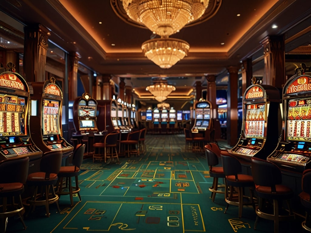 LuckyCharm Casino Interior